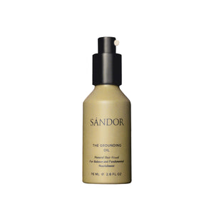 SÁNDOR The Grounding Oil – lightweight plant-based hair and beard oil with Sage, Chamomile, and Texas Cedarwood essential oils for soft, smooth, and manageable hair. Suitable for all hair types.