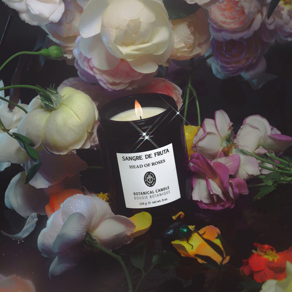 SANGRE DE FRUTA Botanical Candle Head of Roses