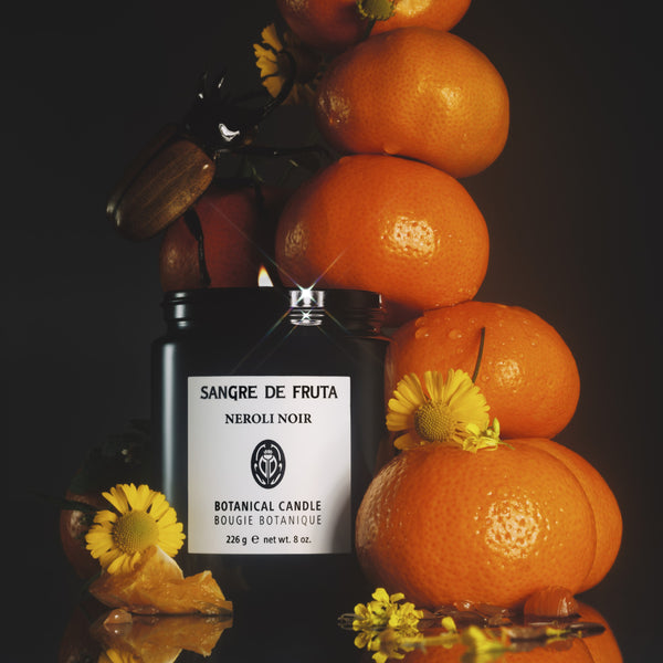 SANGRE DE FRUTA Botanical Candle Neroli Noir