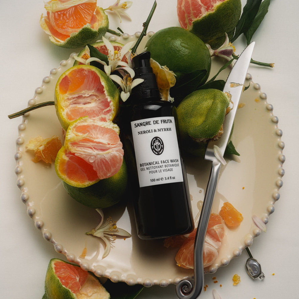 SANGRE DE FRUTA Neroli & Myrrh Botanical Face Wash