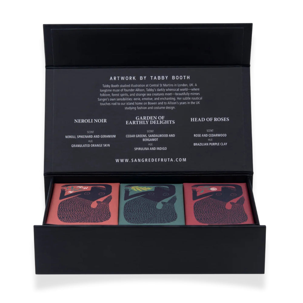 SANGRE DE FRUTA Three Sirens Bar Soap Set