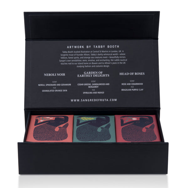 SANGRE DE FRUTA Three Sirens Bar Soap Set