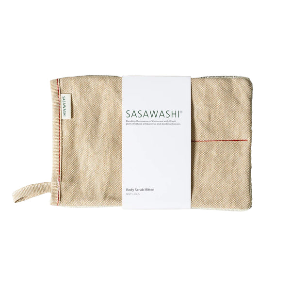 SASAWASHI Body Scrub Mitten
