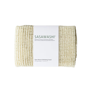 SASAWASHI Open Weave Exfoliating Towel