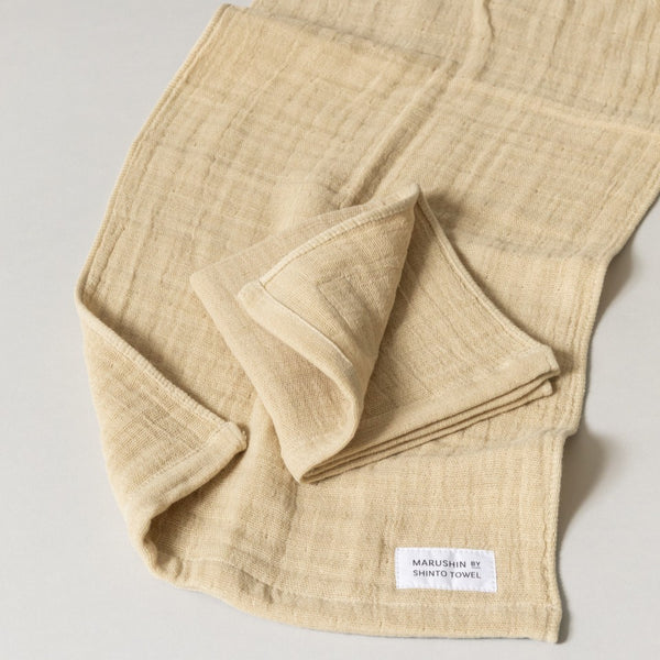 SHINTO TOWEL Quadruple Gauze Towel Beige