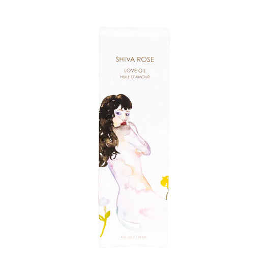 SHIVA ROSE Love Oil box packaging