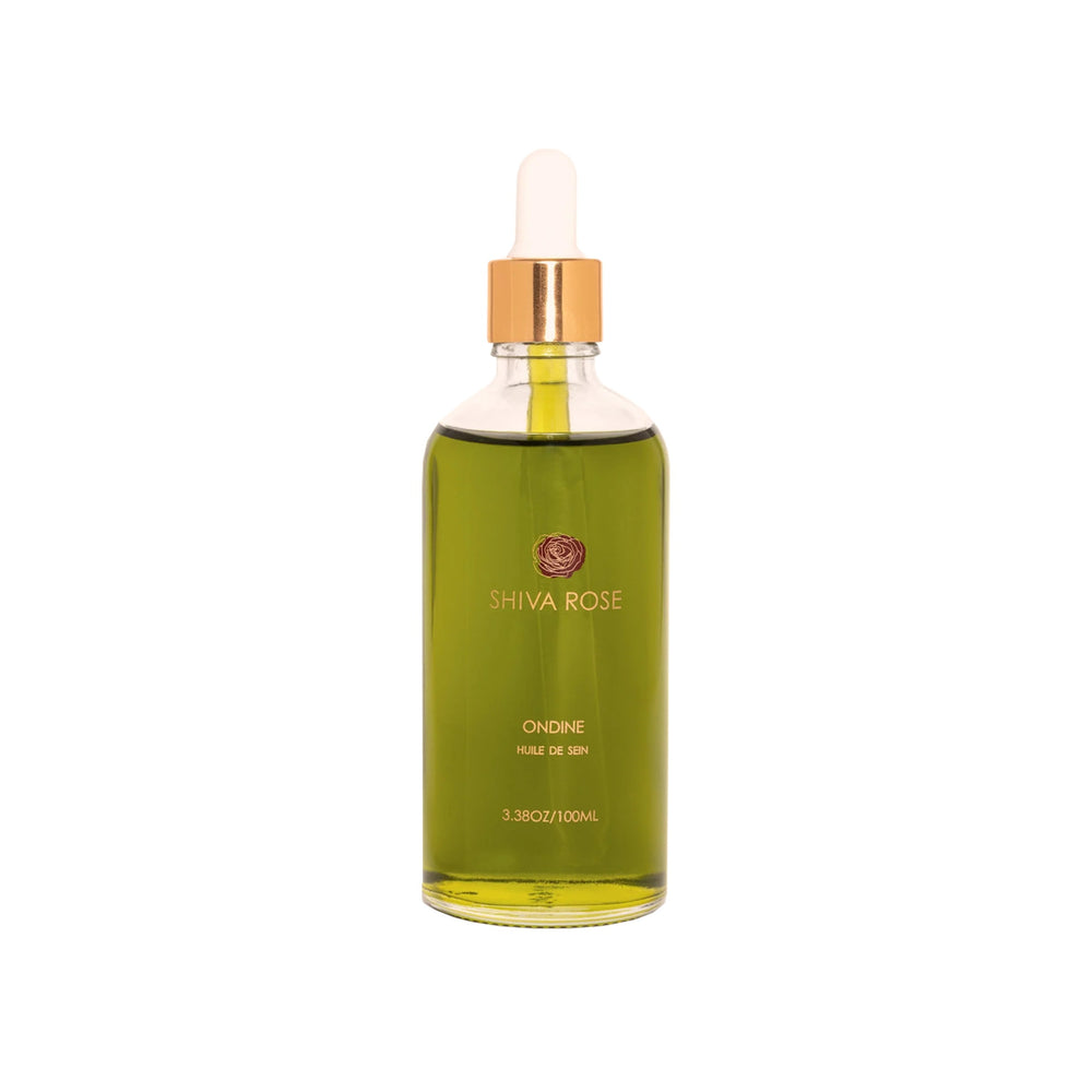 Shiva Rose Ondine Breast & Body Oil - Heart-opening, nourishing oil for emotional balance and self-love, enriched with tamanu, meadowfoam, and red clover.