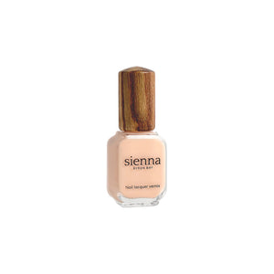 Sienna Byron Bay Balance Nail Polish – soft nude peach for a natural look.