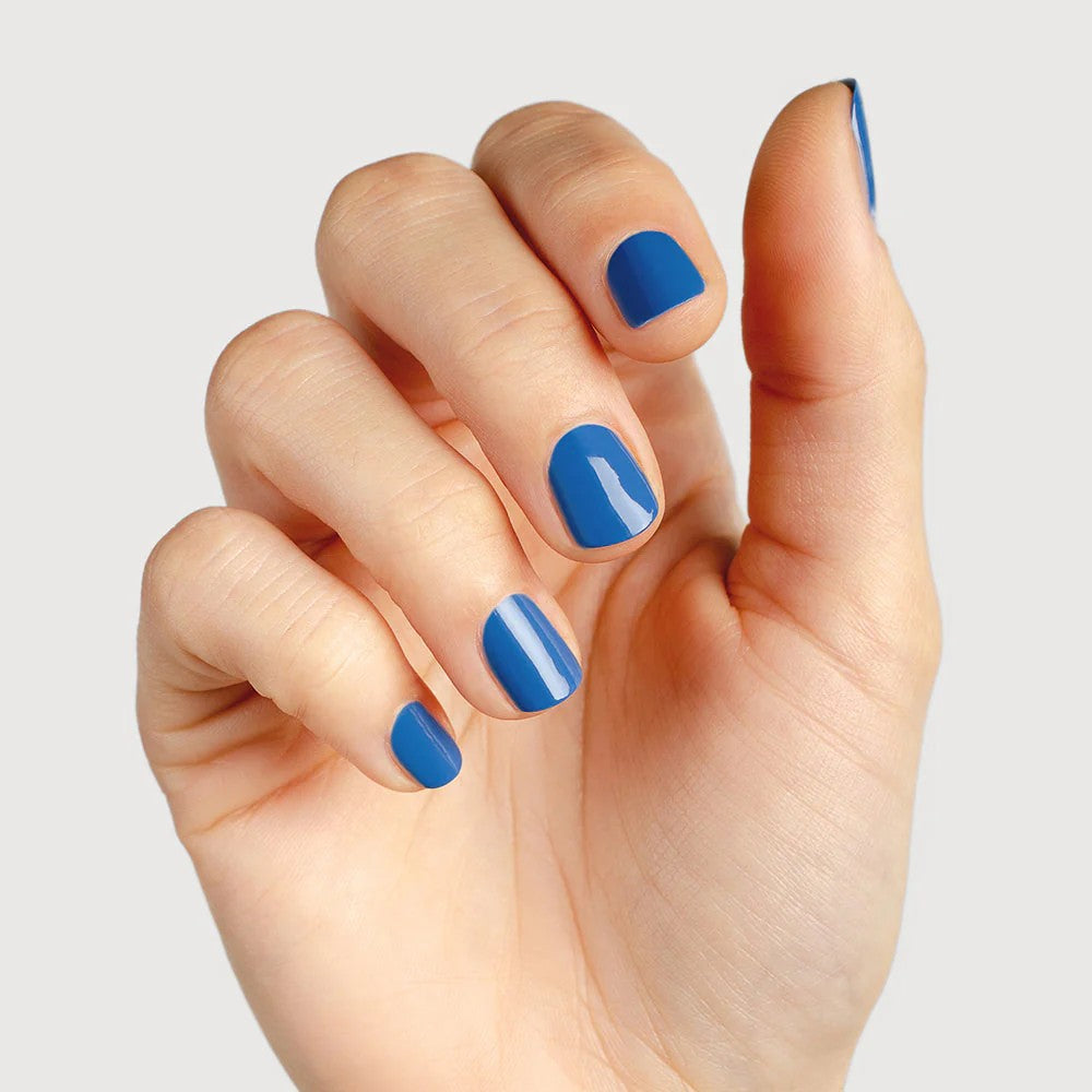SIENNA BYRON BAY Kombi Nail Polish – electric blue crème for a fun, retro-inspired look.