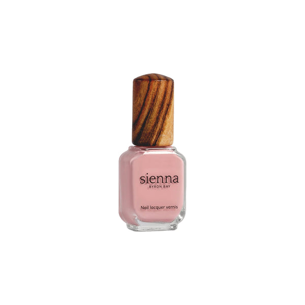 Sienna Byron Bay Peony Nail Polish – Cherry blossom pink crème for a classic, vegan, and cruelty-free manicure.