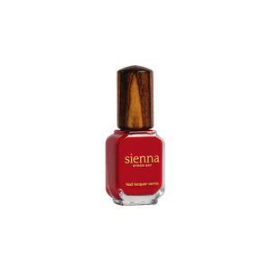 SIENNA BYRON BAY Tempest Nail Polish in Apple Red Crème – Classic red nail polish with a vibrant, long-lasting finish.