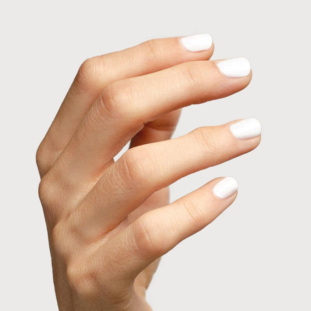 SIENNA BYRON BAY Winter Nail Polish – crisp white crème for a bright, chic nail finish.