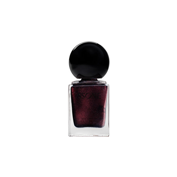 SSONE Crimson Smoke nail lacquer in a deep ember-inspired shade from the Limited Edition Embered Dusk collection.