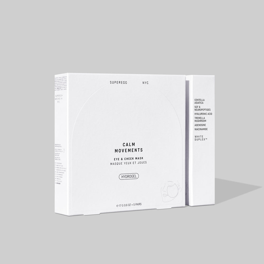 SUPEREGG Calm Movements Eye & Cheek Mask