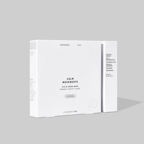 SUPEREGG Calm Movements Eye & Cheek Mask