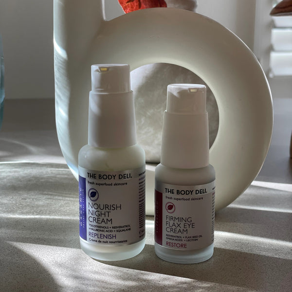 THE BODY DELI Night Cream Flax Eye Cream Set