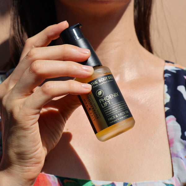 THE BODY DELI PHOENIX LIFT Face and Neck Oil. ALWAYS SHOW