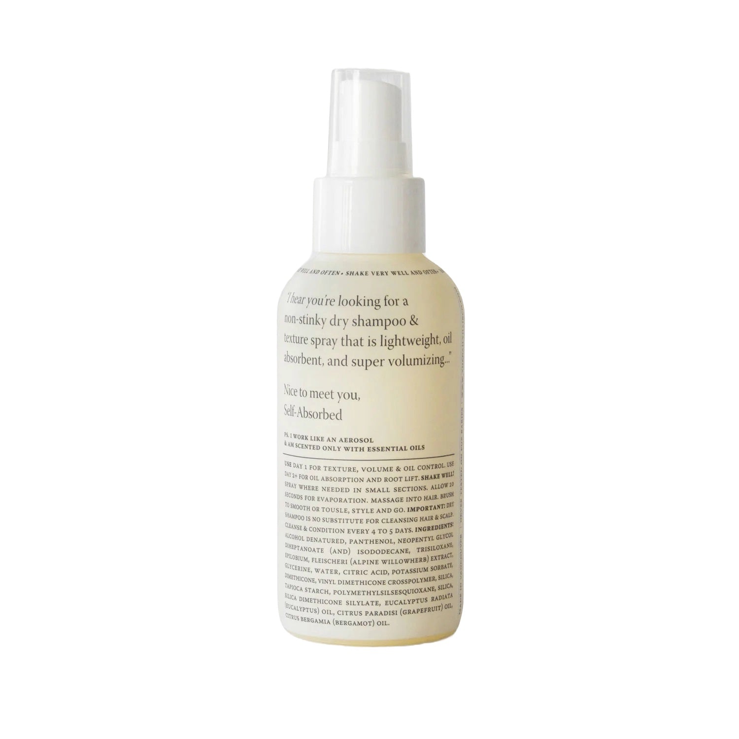 THE DAILY HAIR COMPANY Self-Absorbed Dry Shampoo + Texture Spray
