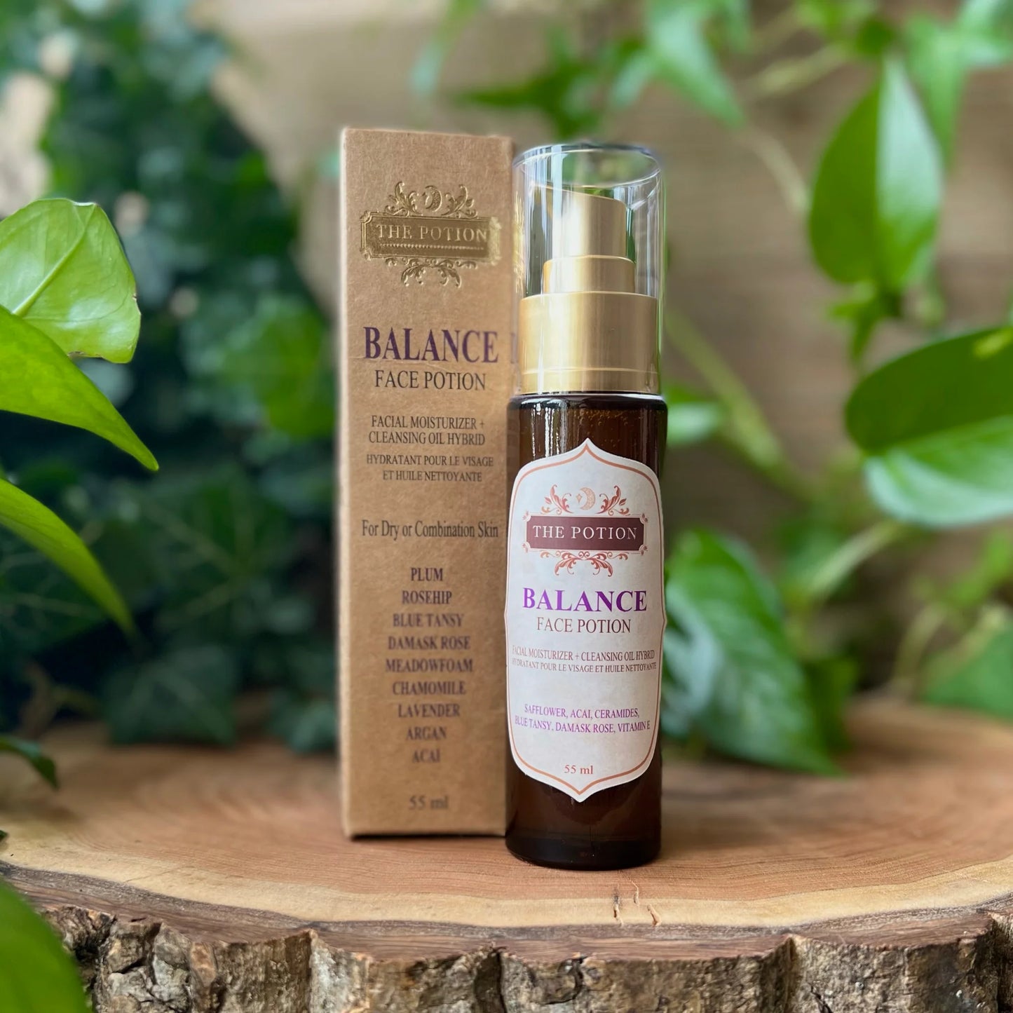 THE POTION COSMETICS Balance Facial Moisturizer + Cleansing Oil Hybrid