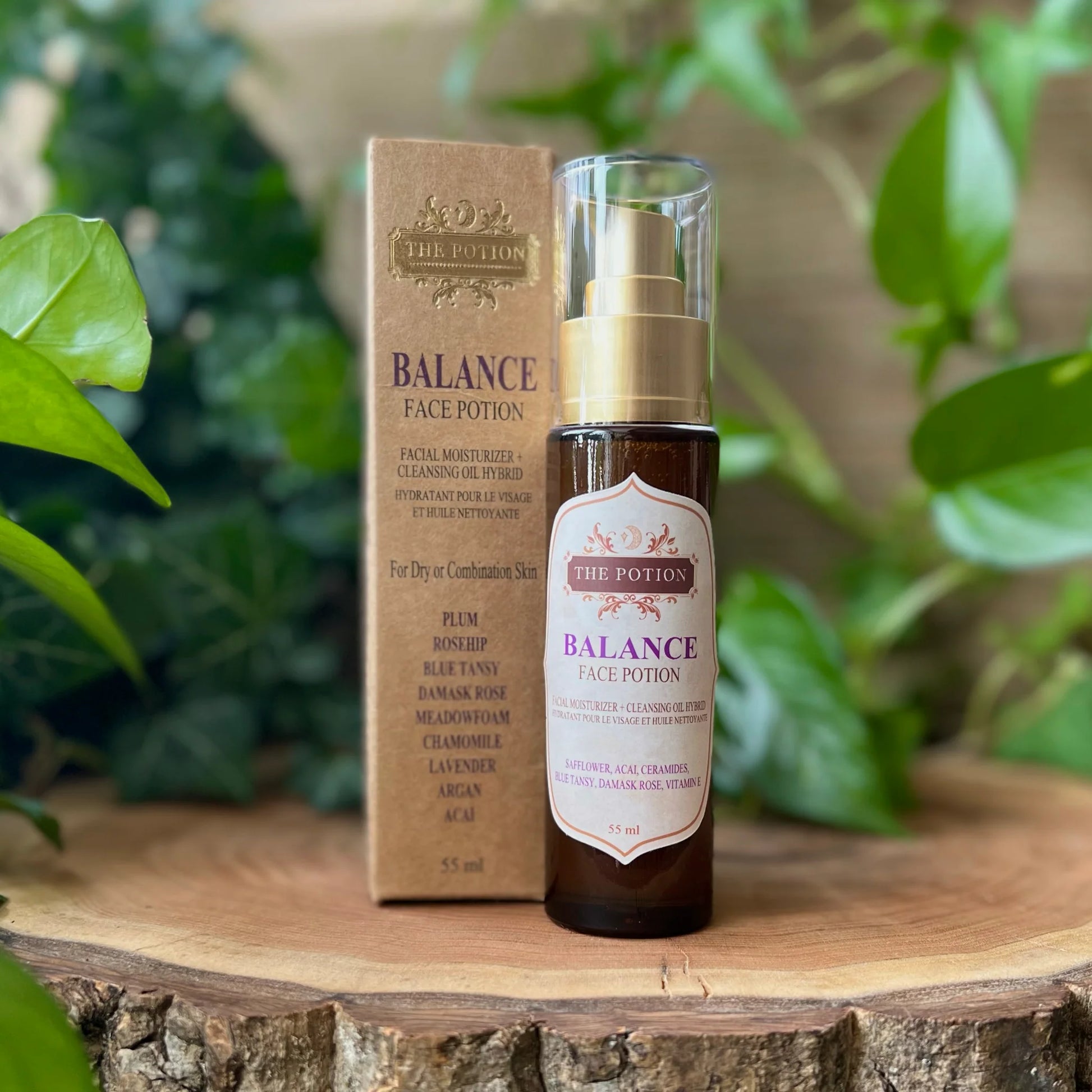 THE POTION COSMETICS Balance Facial Moisturizer + Cleansing Oil Hybrid