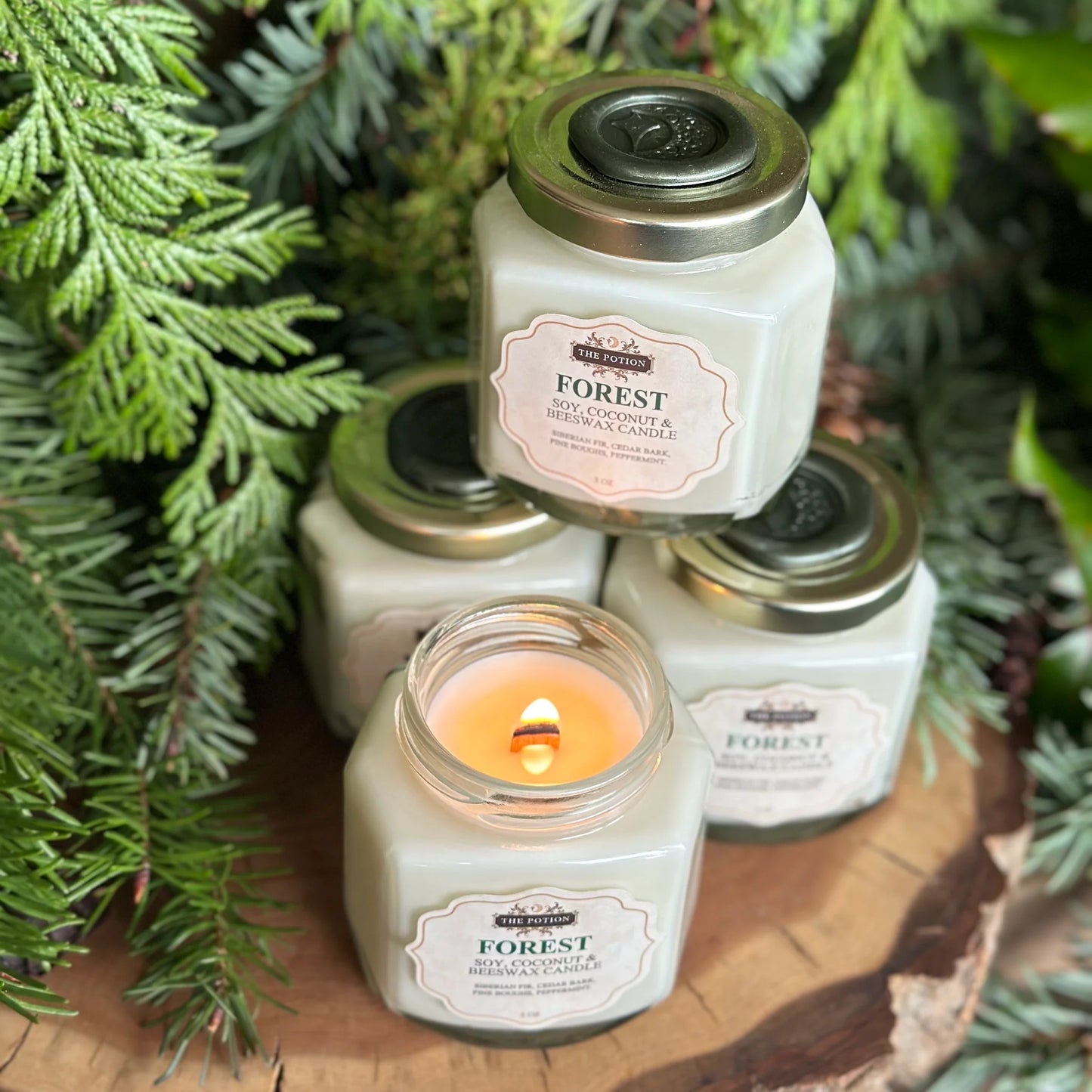 THE POTION COSMETICS Forest Soy, Coconut & Beeswax Candle