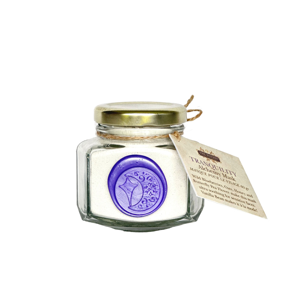 THE POTION MASTERS Tranquility Alchemy Mask – soothing mask for dry, sensitive skin.