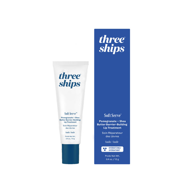 THREE SHIPS SoftServe™ Pomegranate + Shea Butter Lip Balm