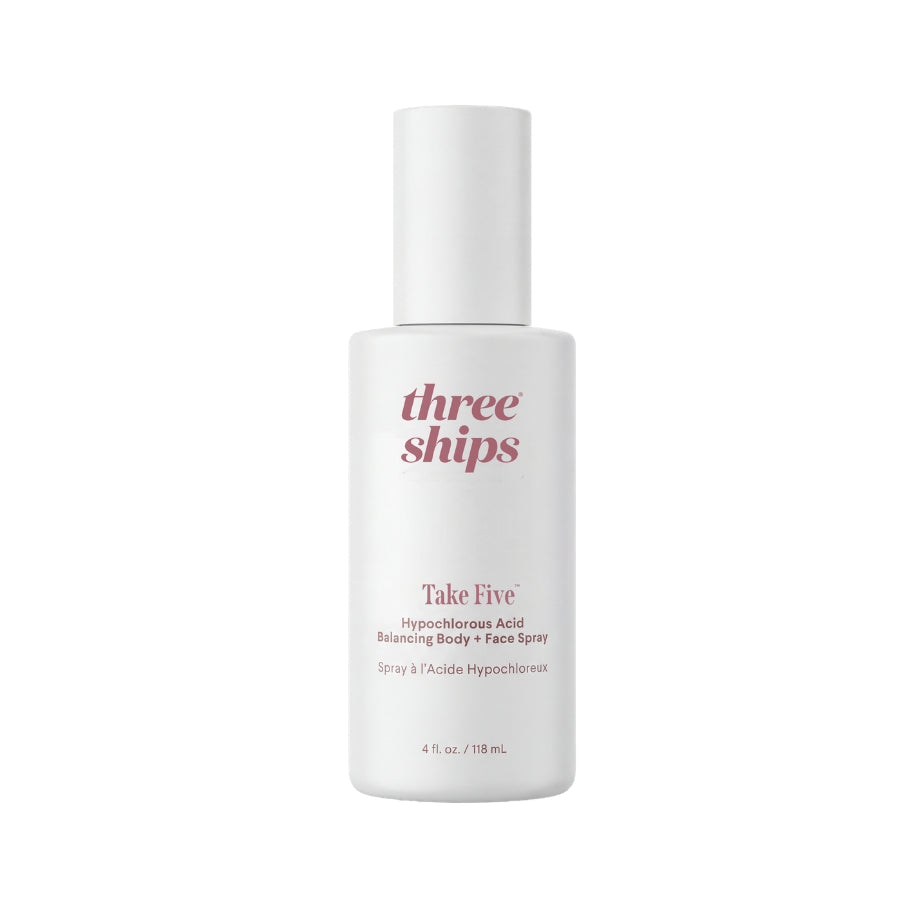 Three Ships Take Five bottle on a white background
