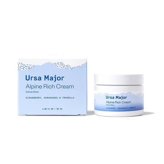 URSA MAJOR Alpine Rich Cream - deeply hydrating cream with alpine and forest actives.