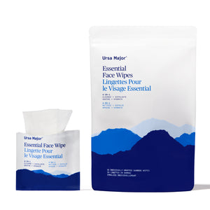 URSA MAJOR Essential Face Wipes. 20-pack