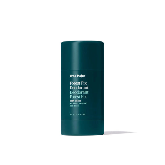 URSA MAJOR Forest Fix Deodorant in 73g stick with forest-inspired aroma, aluminum-free and natural ingredients