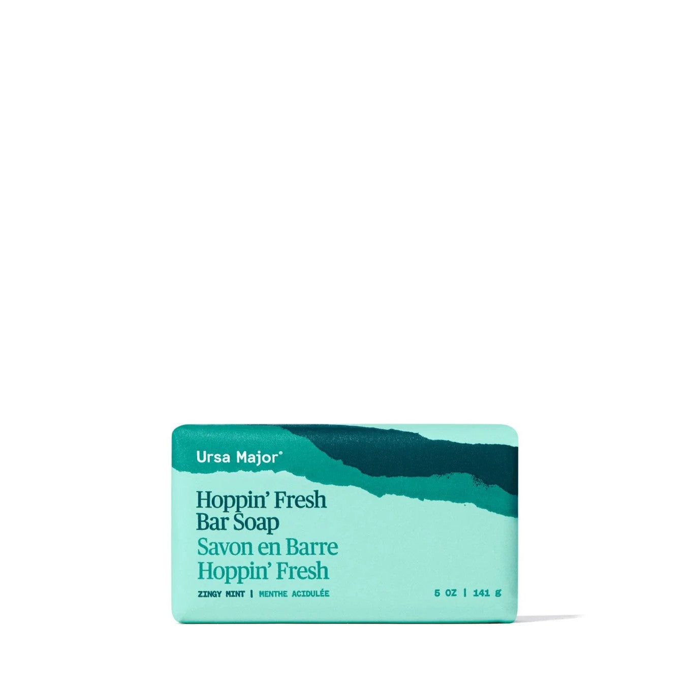 Ursa Major Hoppin’ Fresh Bar Soap natural exfoliating mint soap