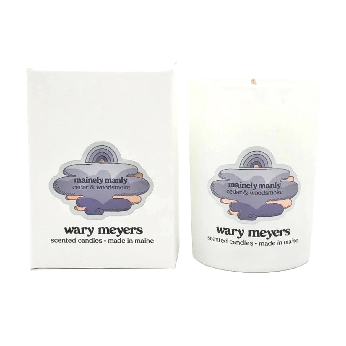 WARY MEYERS Mainely Manly Candle