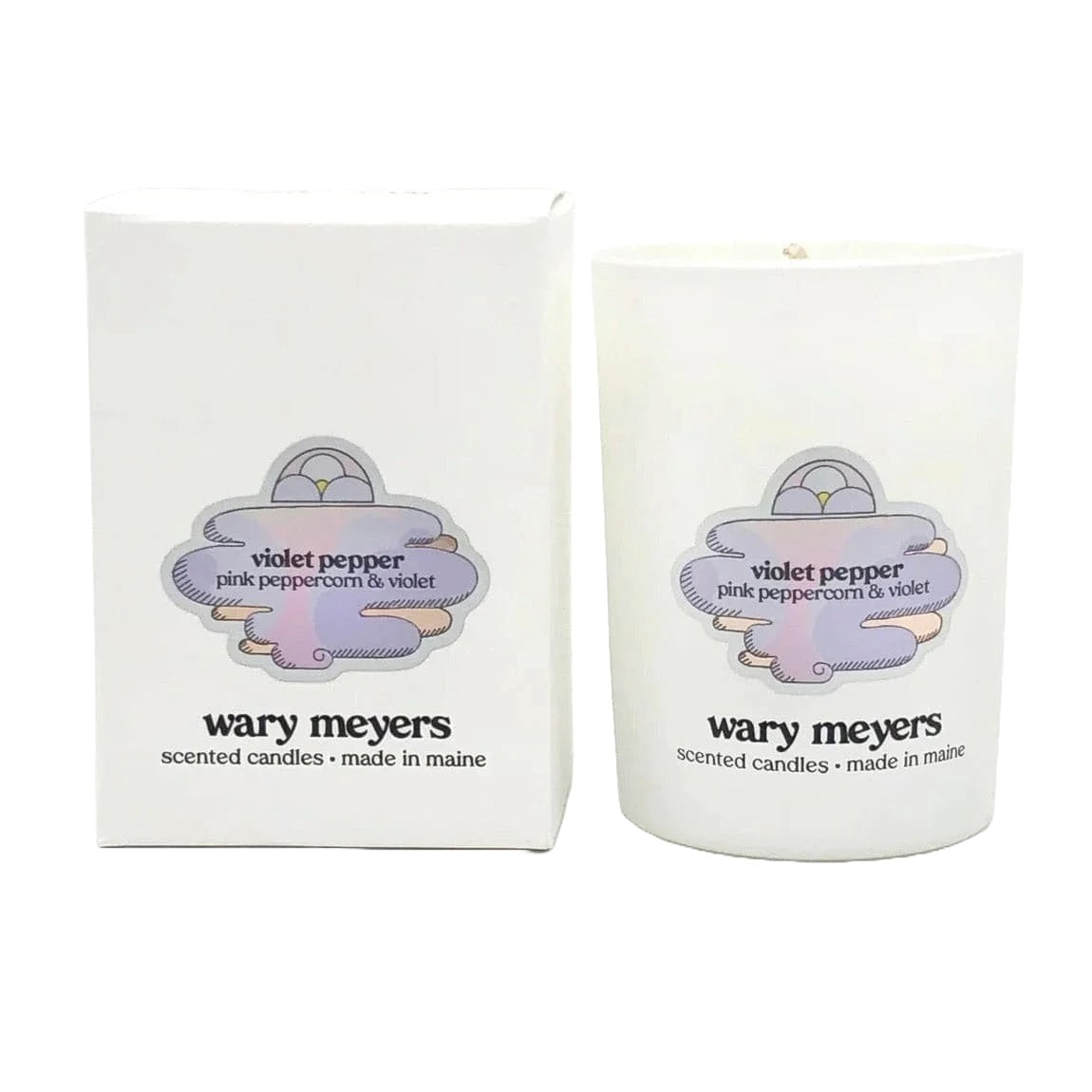 WARY MEYERS Violet Pepper Candle