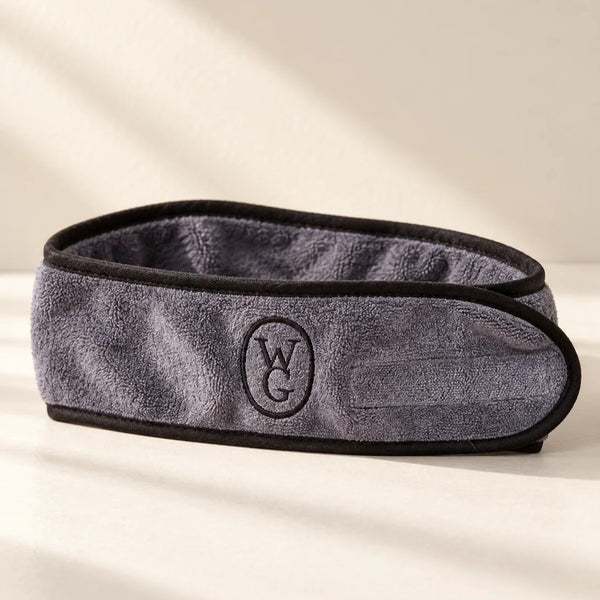WILD GRACE Facial Headband Charcoal