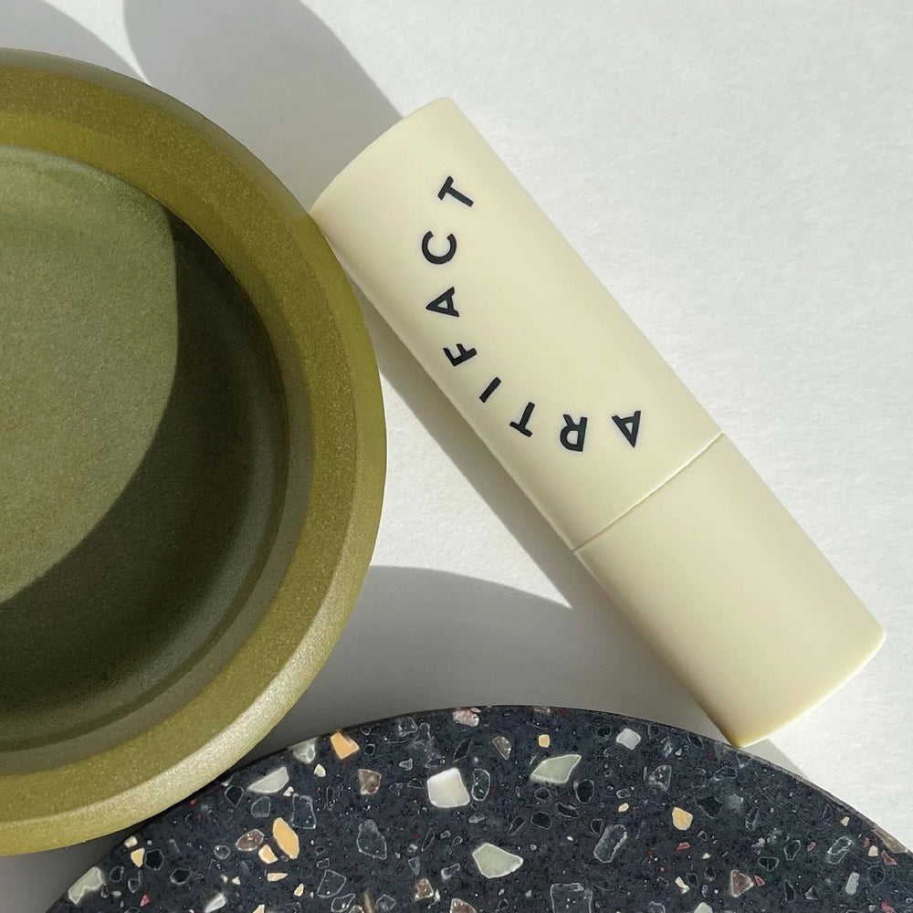 Artifact Soft Sail Smoothing Lip Balm with Cupuaçu Butter, Avocado, and Squalane for soft, nourished lips. ALWAYS SHOW