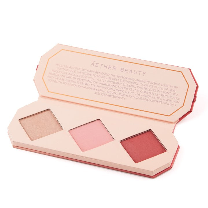 ATHR Beauty Crystal Charged Cheek Palette Ruby