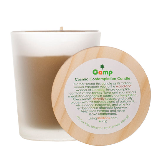 LIVING LIBATIONS Camp Cosmic Contemplation Candle