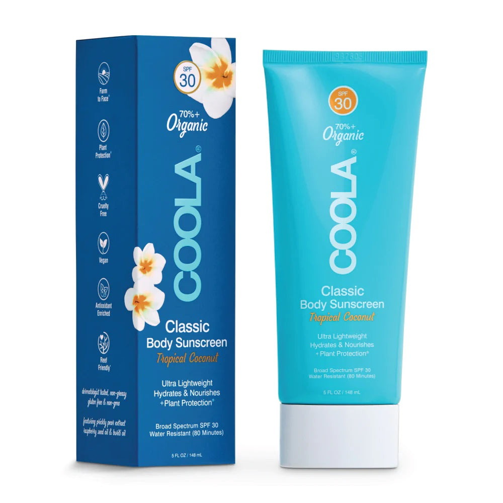 COOLA Classic Body Organic Sunscreen Lotion SPF 30 Tropical Coconut