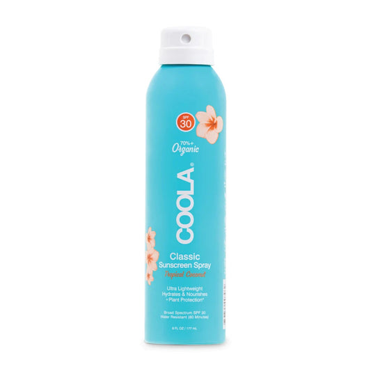 COOLA Classic Body Organic Sunscreen Spray SPF 30 Tropical Coconut
