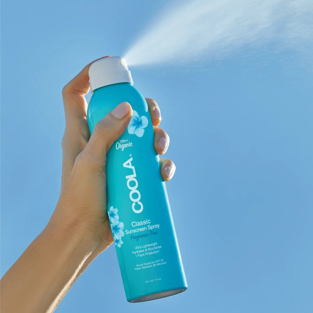 COOLA Classic Body Organic Sunscreen Spray SPF 50 Fragrance Free