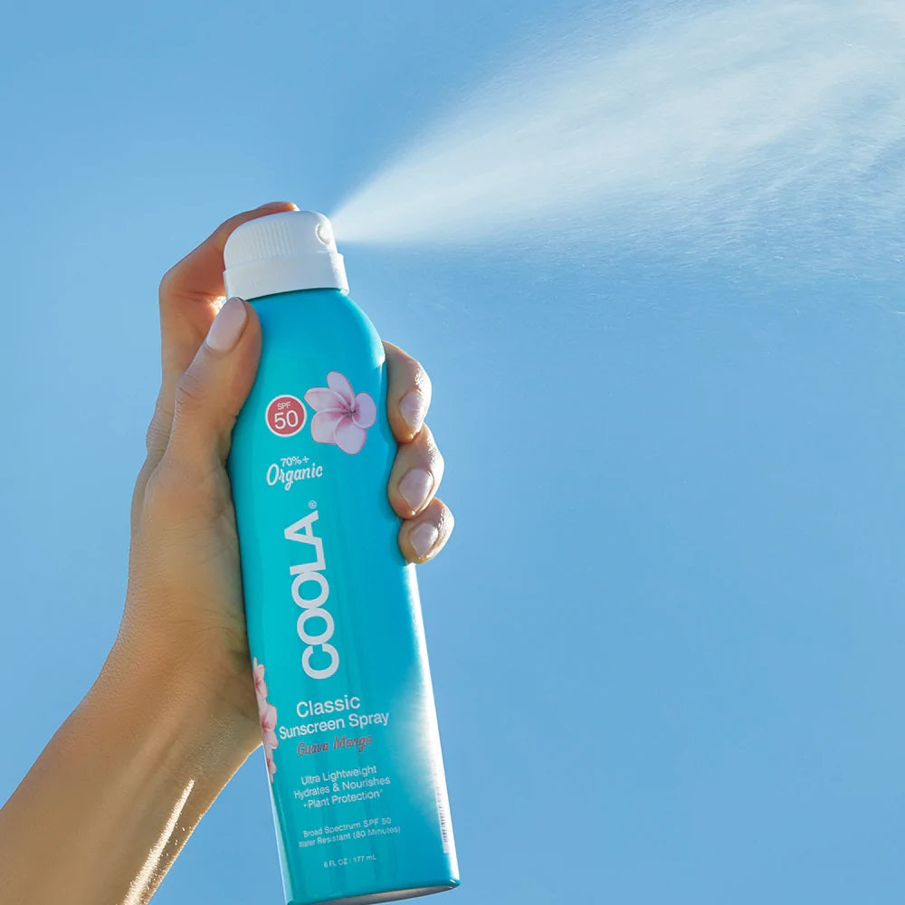 COOLA Classic Body Organic Sunscreen Spray SPF 50 Guava Mango