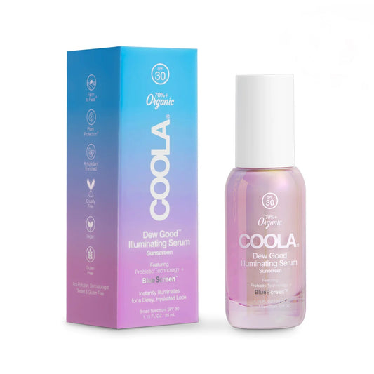 COOLA Dew Good Illuminating Serum Sunscreen with Probiotic Technology SPF 30