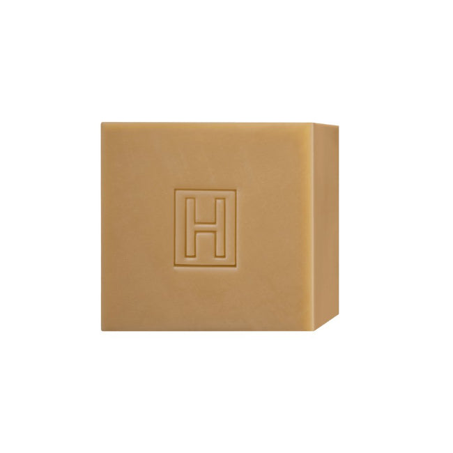 MIEL Cleansing Bar by H IS FOR LOVE – nourishing soap bar with warm, sweet-spicy scent, designed for hands and body, 5 oz size.