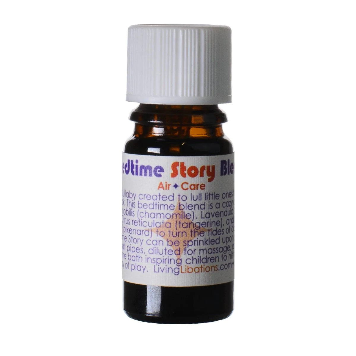 LIVING LIBATIONS Bedtime Story Blend - lavender lullaby blend for soothing little ones to sleep. A calming combination of botanicals that guide children into slumberland. Use on pillows, in diffusers, or add to bathwater for a peaceful bedtime routine. 5ml