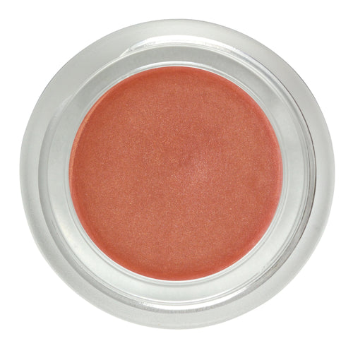 Living Libations Cosmic Apricot Shimmer balm with peachy-gold tint for lips and cheeks