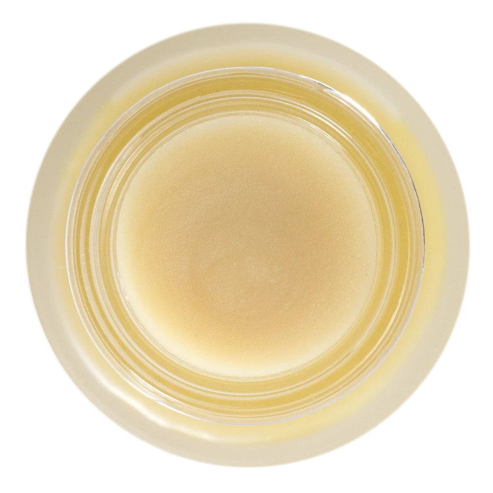 Living Libations Myrrh Underarm Charm Crème Deodorant with myrrh, kaolin clay, baking soda, cacao butter, and jojoba in natural cream form. 30ml