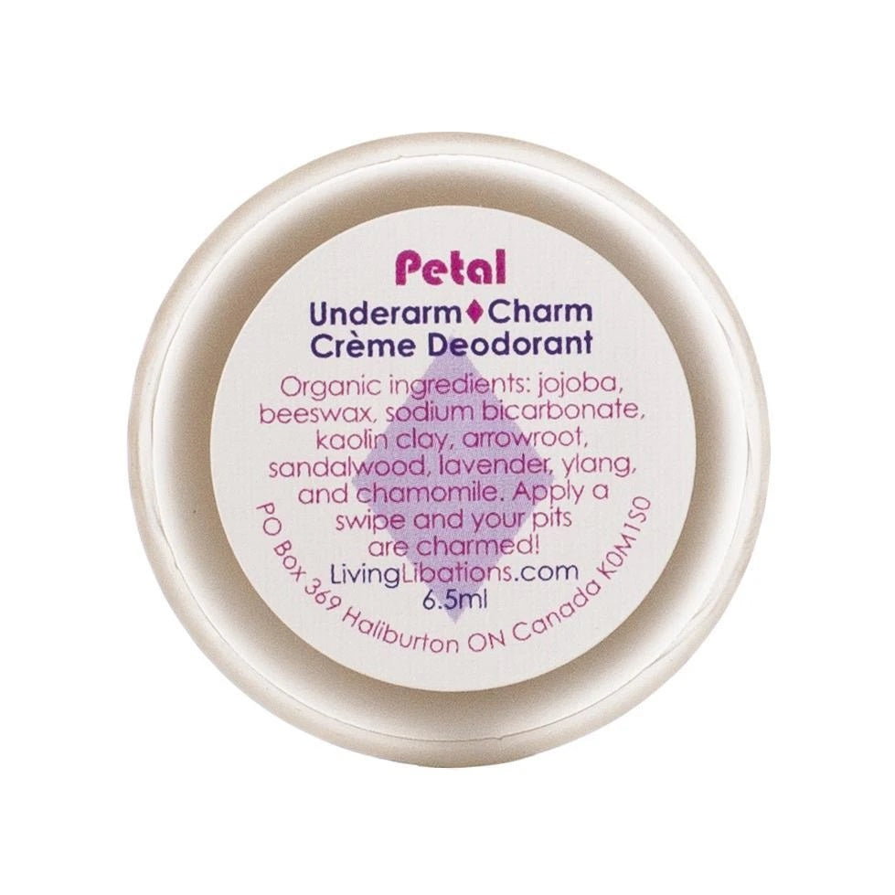 LIVING LIBATIONS Underarm Charm Creme Deodorant Petal 6