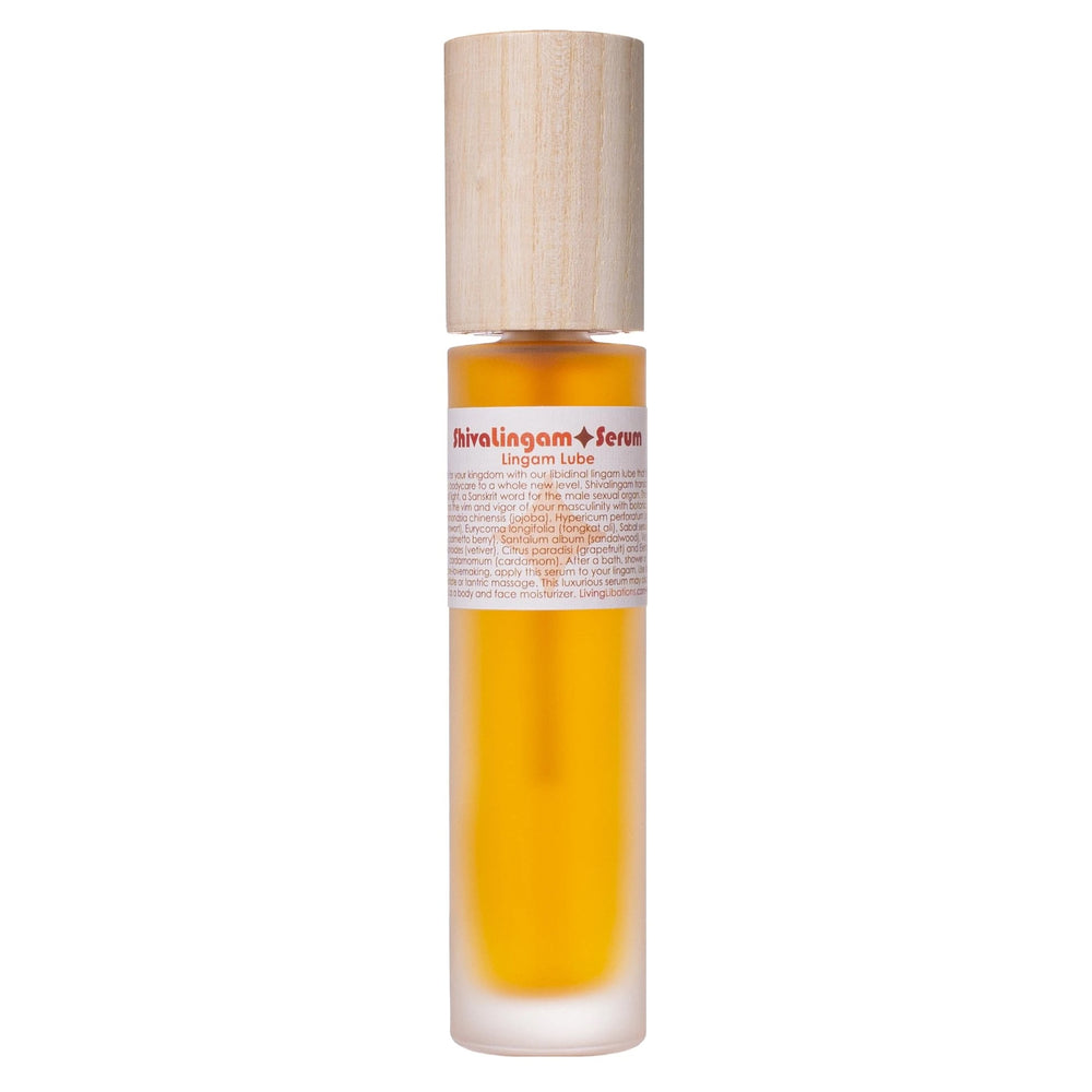 Living Libations ShivaLingam Serum with sandalwood, vetiver, and herbal infusions. 30ml