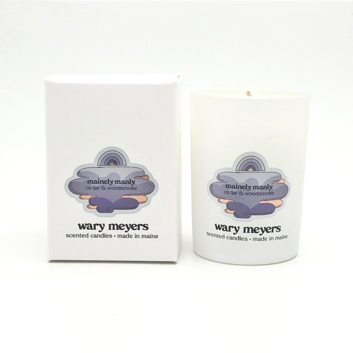 wary meyers mainely manly candle